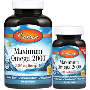 Maximum Omega 2000 – 90 + 30 kapsułek żelowych – Viking Supplements