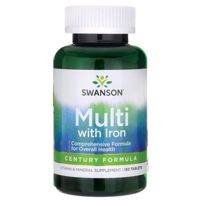 Multi z żelazem – Century Formula – 130 tabletek – Viking Supplements