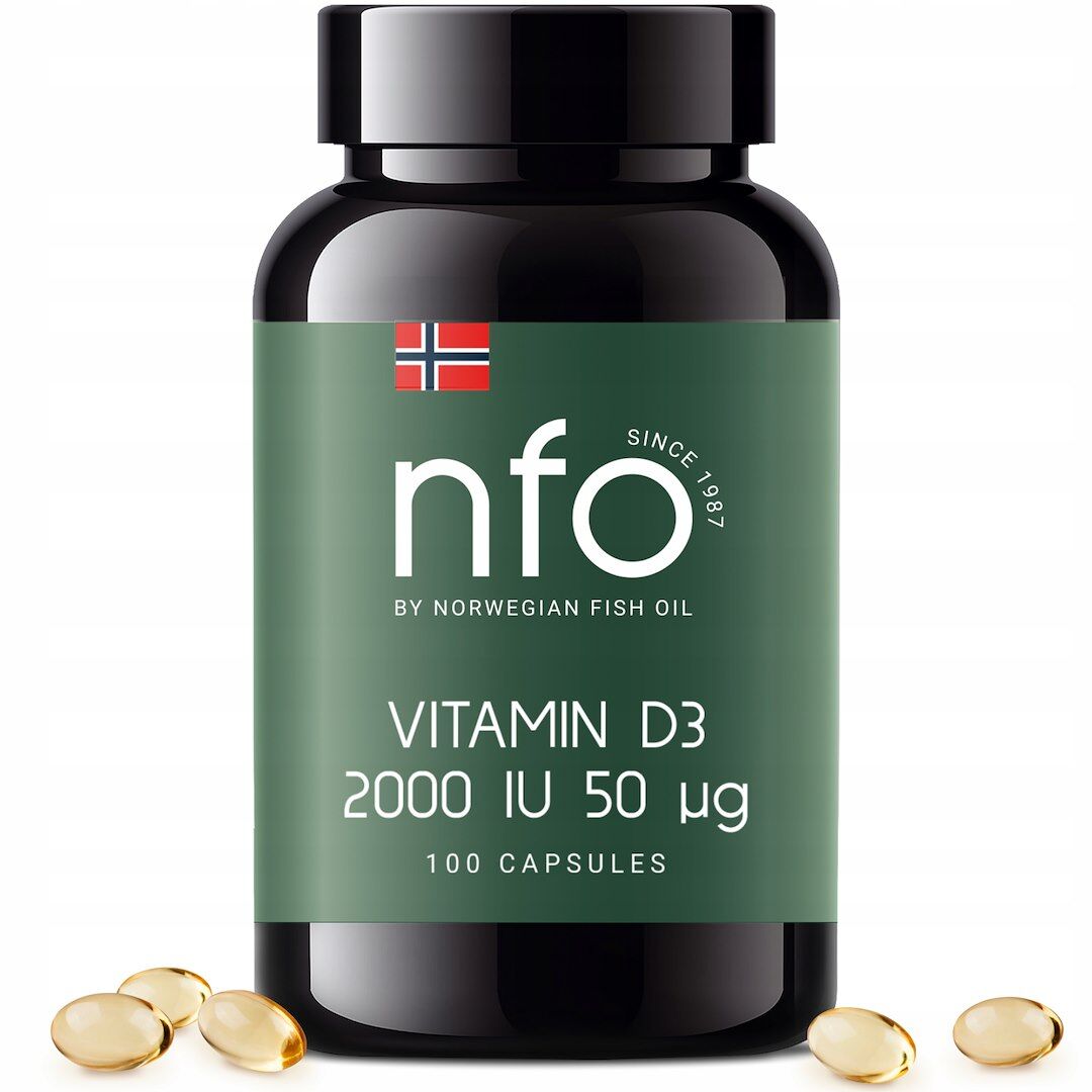 NFO Witamina D3 2000 IU (100 kapsułek) – Viking Supplements