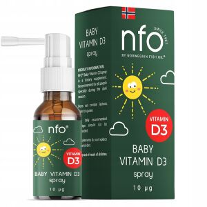 NFO Witamina D3 – spray dla niemowląt (20 ml) – Viking Supplements
