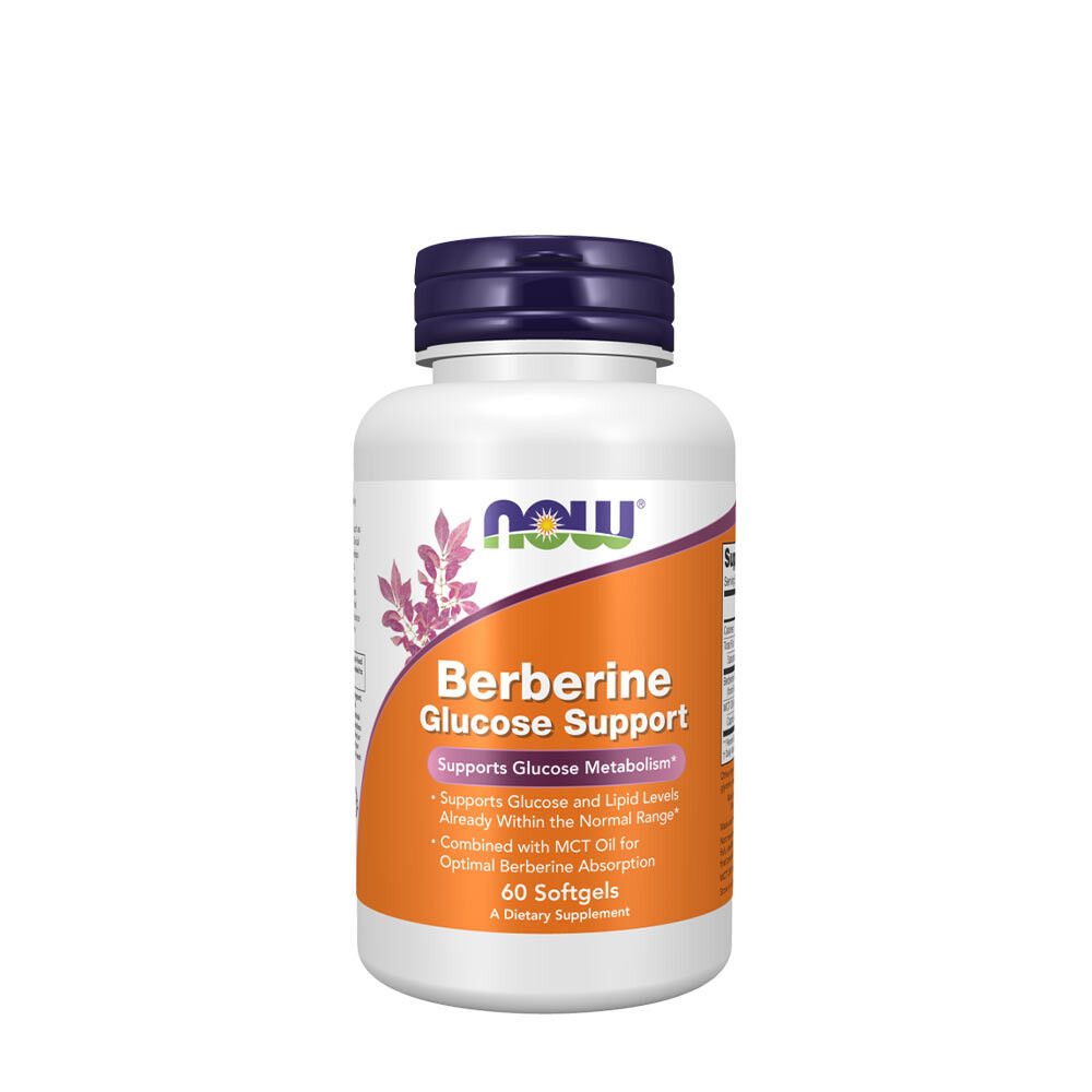NOW FOODS Berberine Glucose Support (60 kapsułek) – Viking Supplements