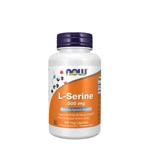 NOW L-seryna 500 mg (120 kapsułek) – Viking Supplements