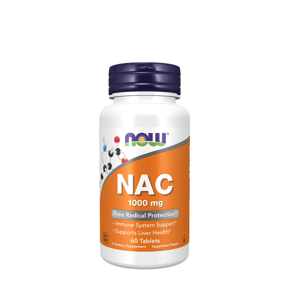 NOW NAC – acetylocysteina 1000 mg (60 tabletek) – Viking Supplements