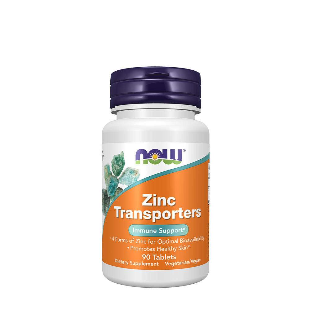 NOW Zinc Transporters 22 mg (90 tabletek) – Viking Supplements