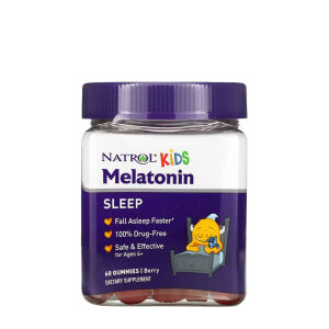 Natrol Kids – żelki z melatoniną o smaku jagodowym (60 sztuk)