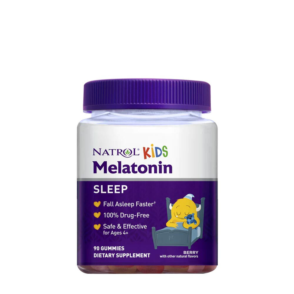 Natrol Kids – żelki z melatoniną o smaku jagodowym (90 żelków)