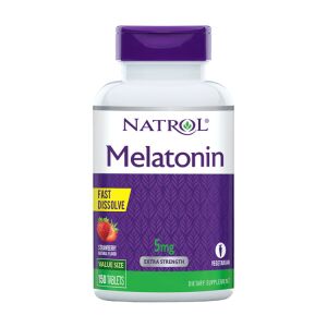 Natrol – Melatonina 5 mg, 150 tabletek o smaku truskawkowym – Viking Supplements