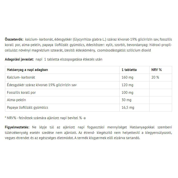 Natur Tanya ESI® DigestivAid No Acid – Stop for acids! (12 tablets) - obrazek 2