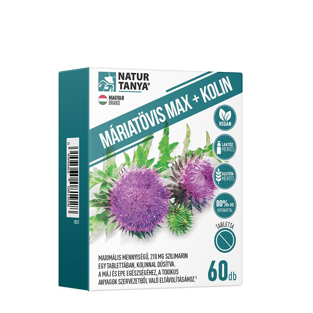 Natur Tanya Ostropest plamisty Max + Kolin (60 tabletek) – Viking Supplements