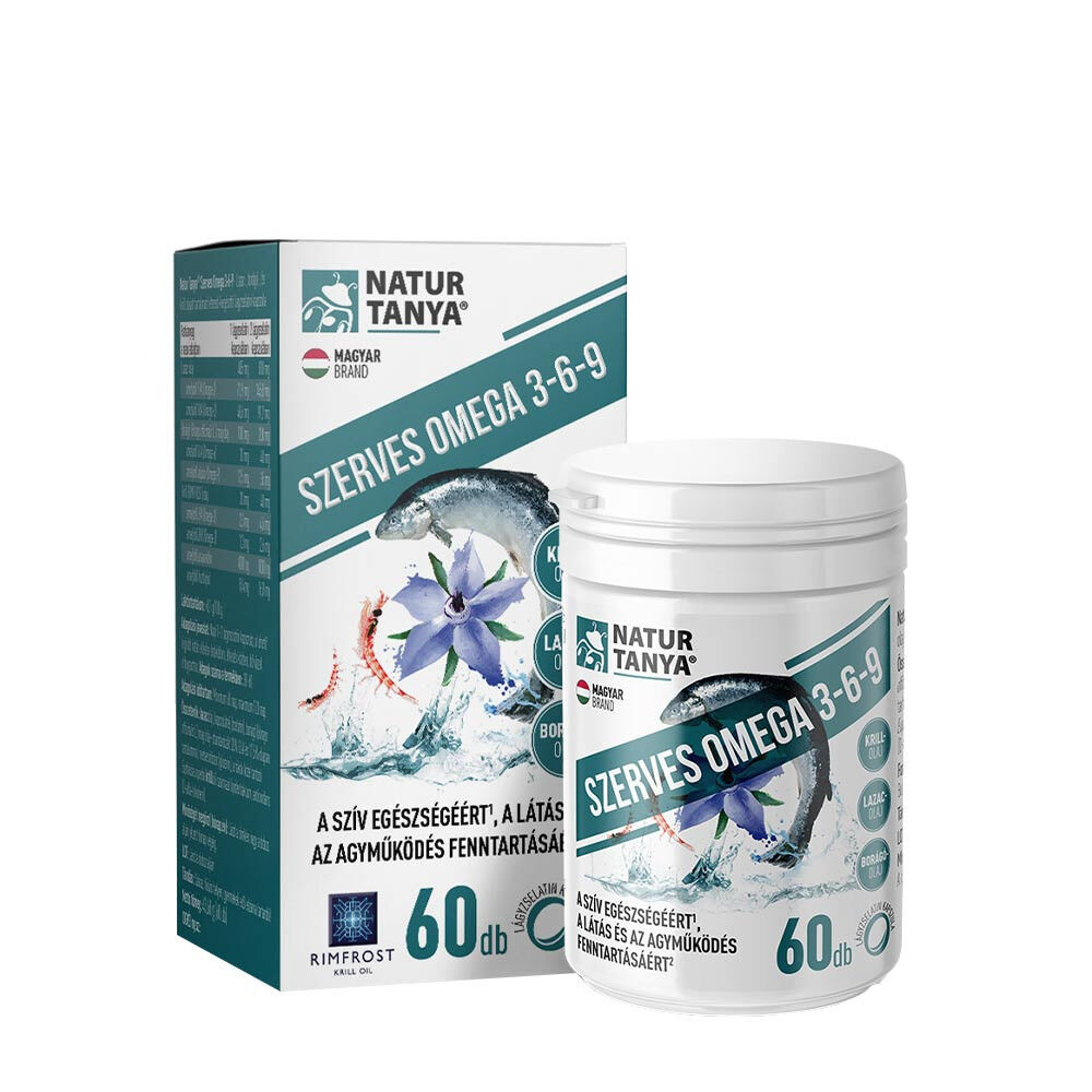 Natur Tanya – organiczne kwasy tłuszczowe omega 3-6-9 (60 kapsułek żelowych) – Viking Supplements