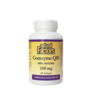 Natural Factors Koenzym Q10 100 % Natural 100 mg (60 kapsułek żelowych) – Viking Supplements