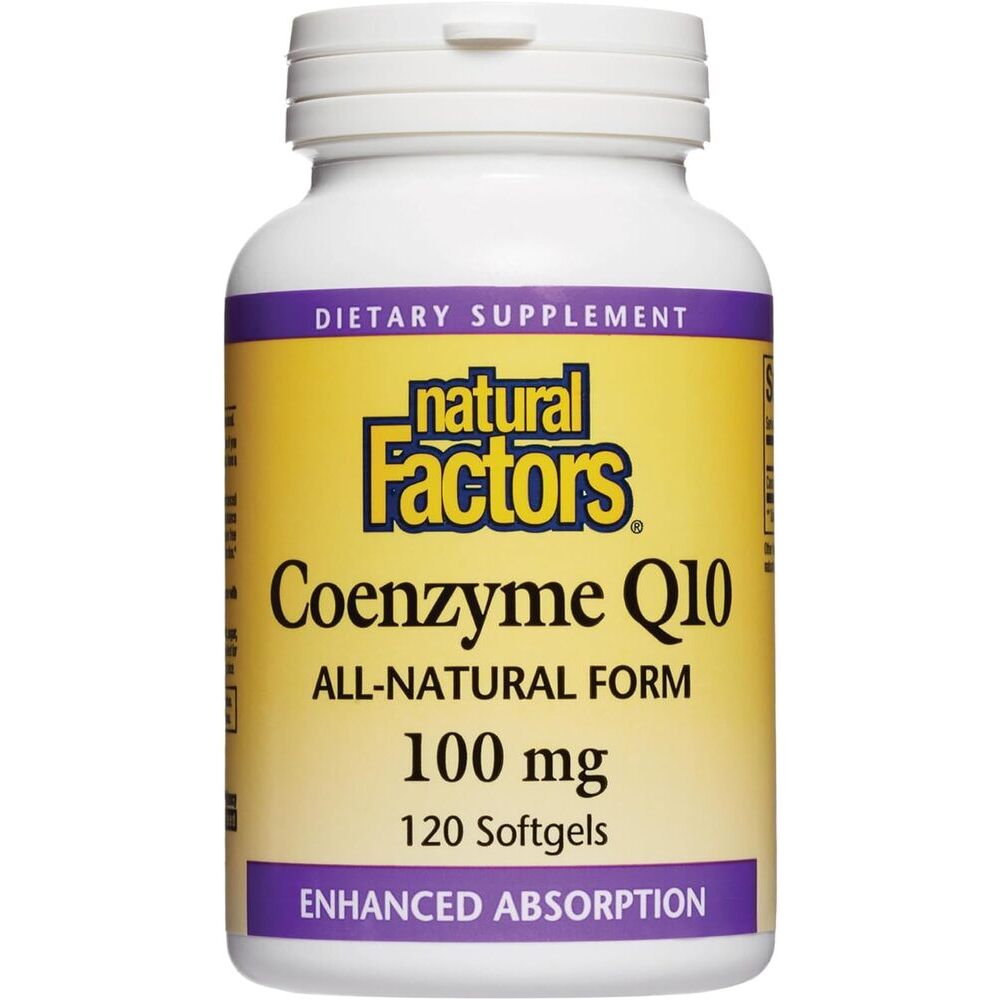 Natural Factors Koenzym Q10 100 mg, 120 kapsułek miękkich – Viking Supplements