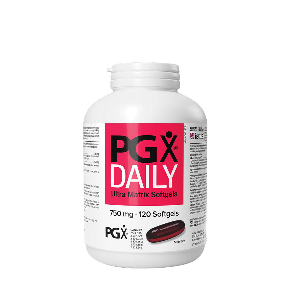 Natural Factors PGX Daily Ultra Matrix 750 mg (120 kapsułek żelowych) – Viking Supplements