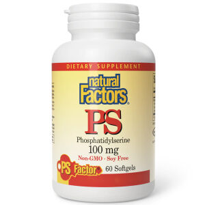 Natural Factors PS – fosfatydyloseryna 100 mg, 60 kapsułek miękkich – Viking Supplements