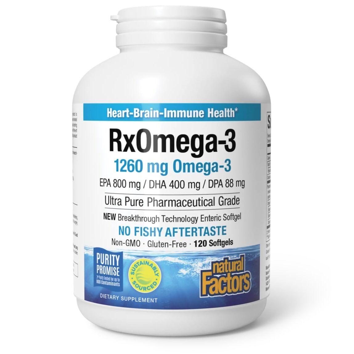 Natural Factors Rx Omega-3 Factors 120 kapsułek żelowych – Viking Supplements