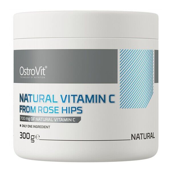 Naturalna witamina C z owoców dzikiej róży – 300 g – Viking Supplements