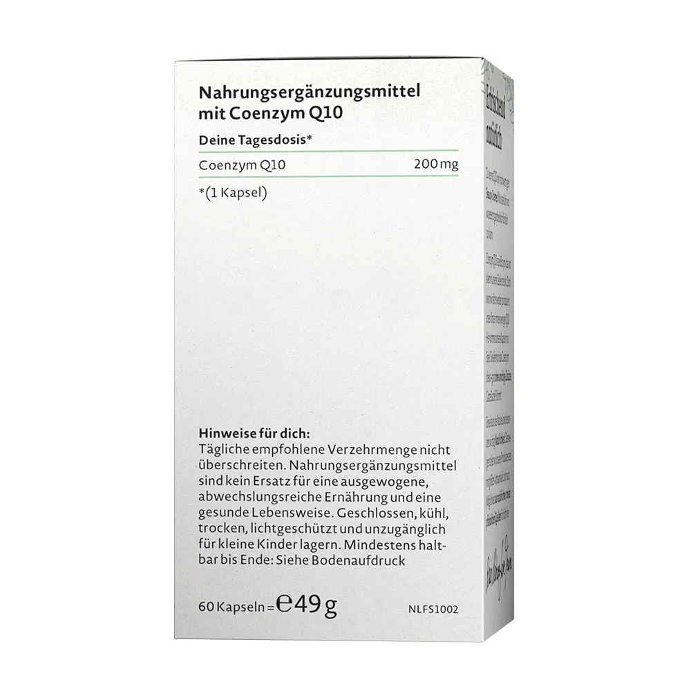 Nature Love Coenzyme Q10 (60 Capsules) - obrazek 2