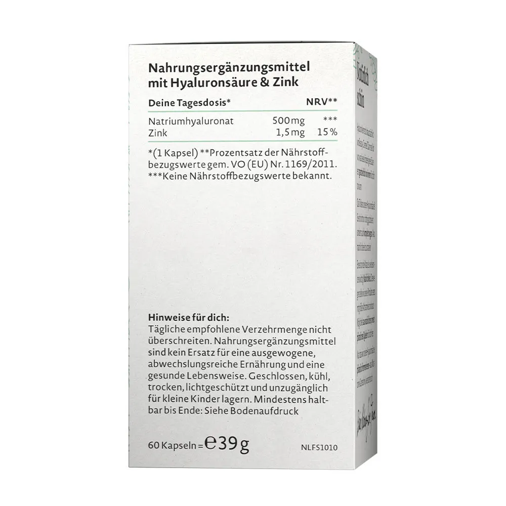 Nature Love Hyaluron (60 Capsules) - obrazek 2