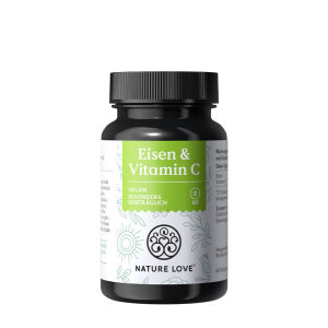 Nature Love Iron & Vitamin C (60 Tablets) - Viking Supplements