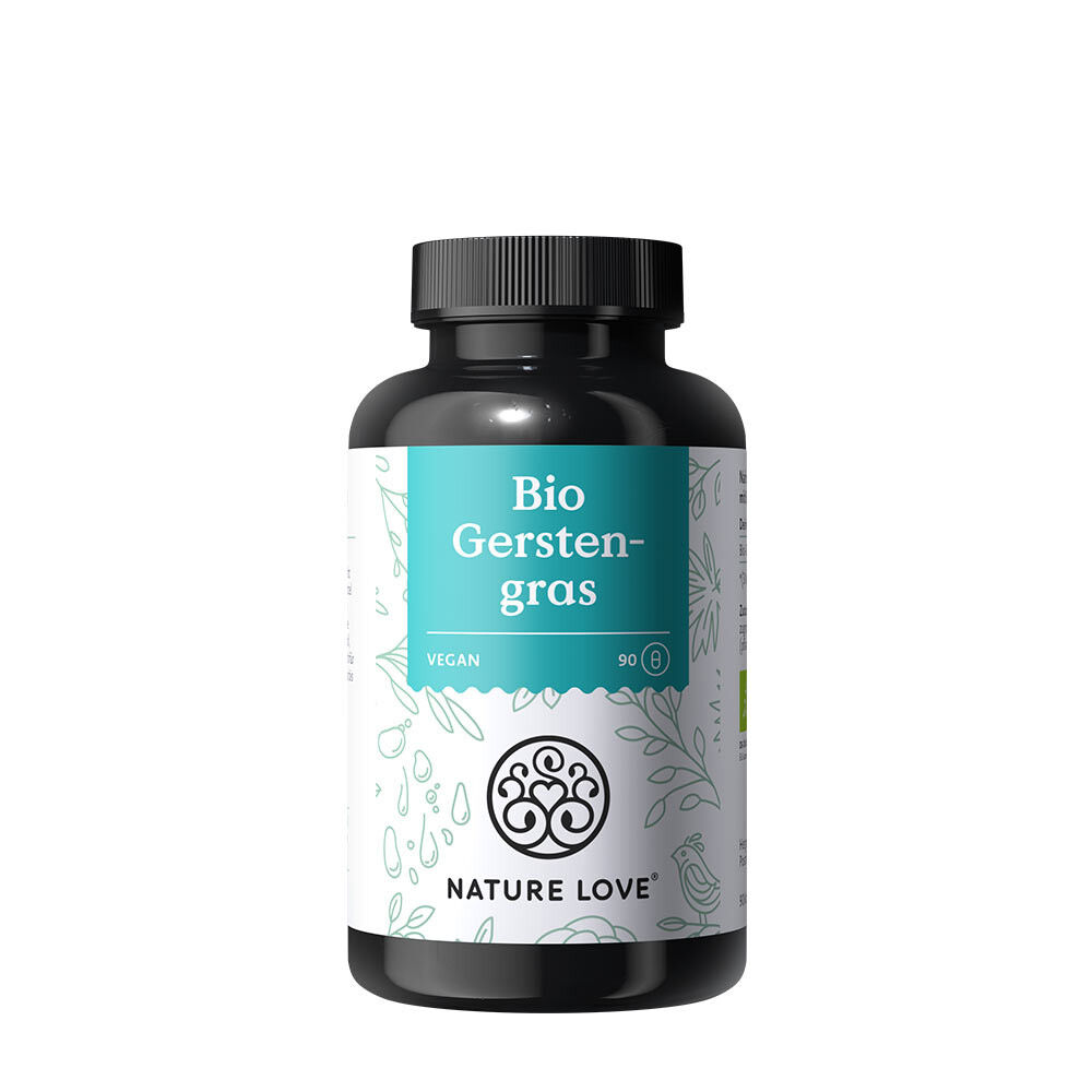 Nature Love – organiczna trawa jęczmienna (90 kapsułek roślinnych) – Viking Supplements