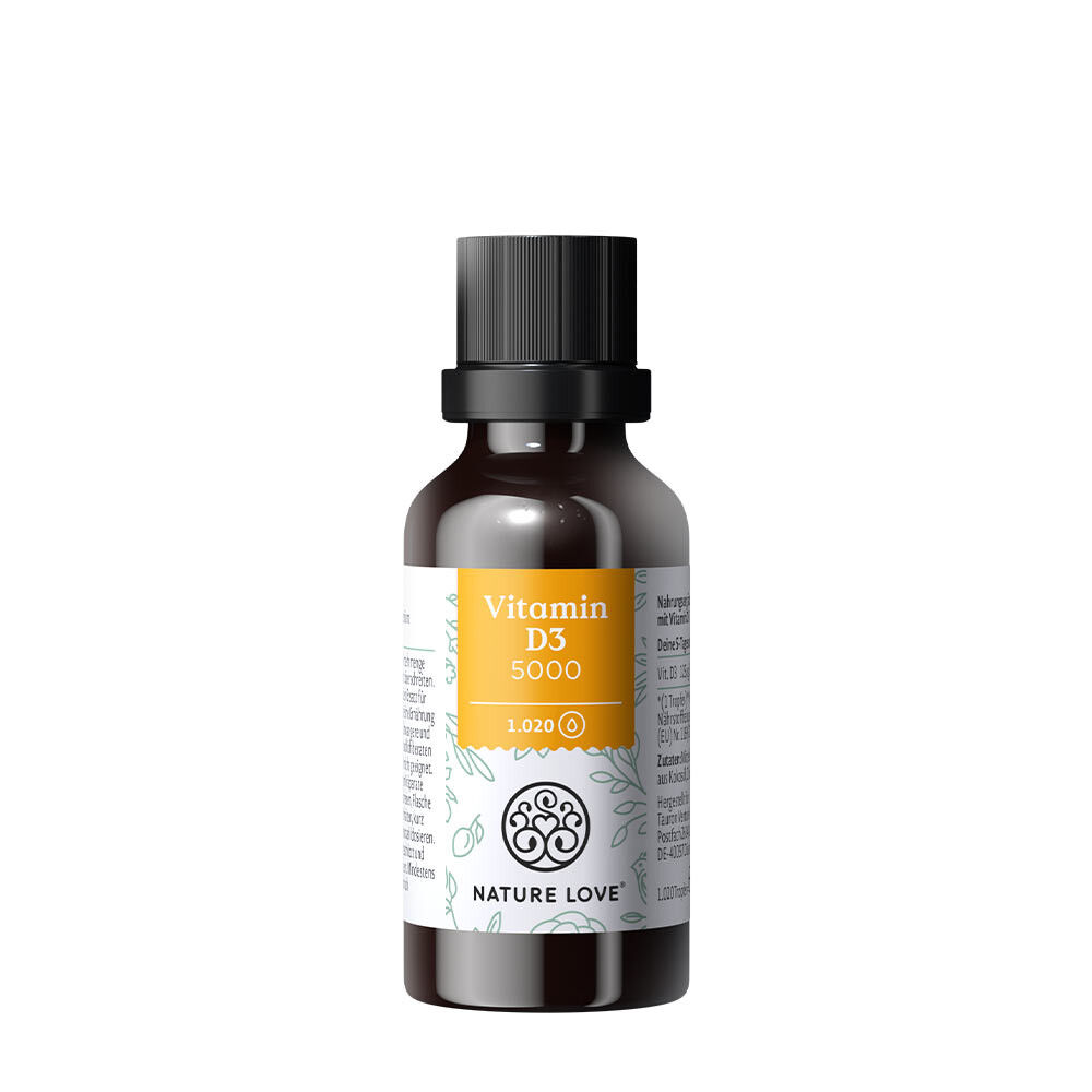 Nature Love Witamina D3 5000 IU (30 ml) – Viking Supplements