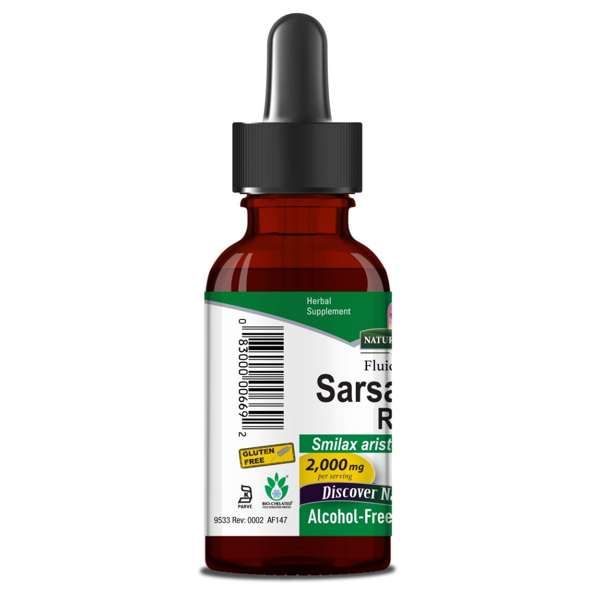 Nature's Answer Sarsaparilla Root 2000ml. Alcohol-Free 30ml - obrazek 3