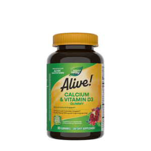 Natures Way Alive!® Żelki z wapniem i witaminą D3 (60 sztuk) – Viking Supplements