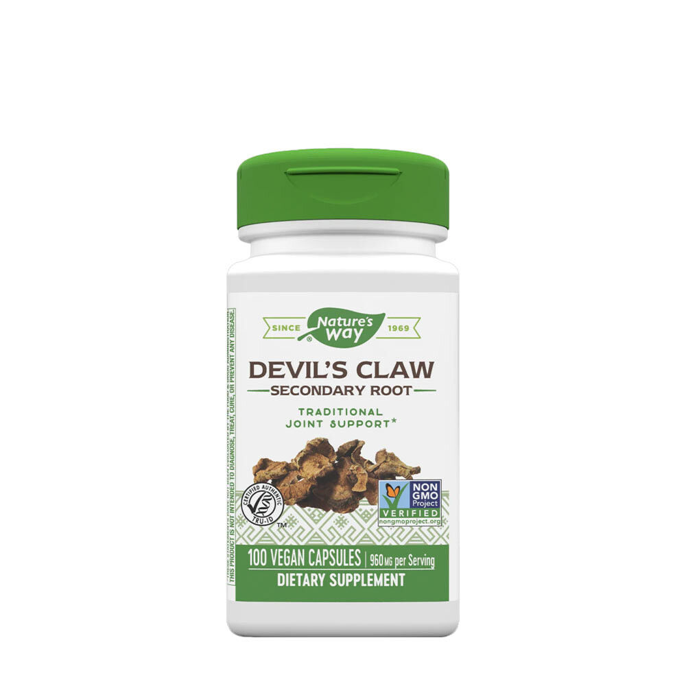 Natures Way – Korzeń pomocniczy czarciego pazura (100 kapsułek) – Viking Supplements