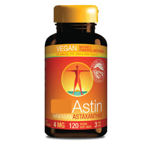 Nutrex Vegan Astin – hawajska astaksantyna 4 mg, 120 wegańskich kapsułek żelowych – Viking Supplements