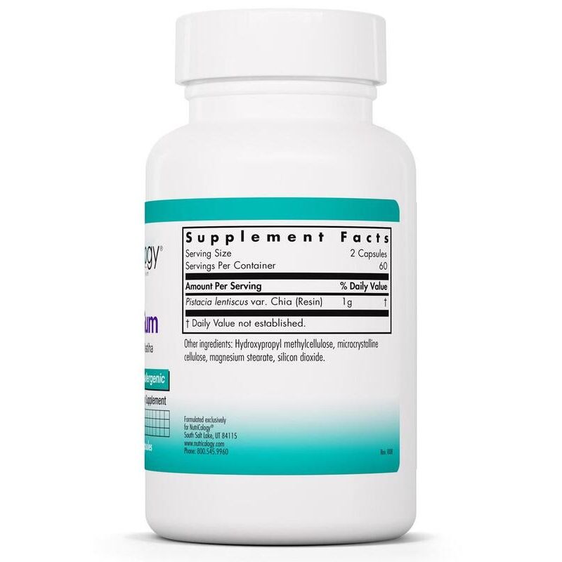 Nutricology Mastic Gum 120 veg. capsules - obrazek 3