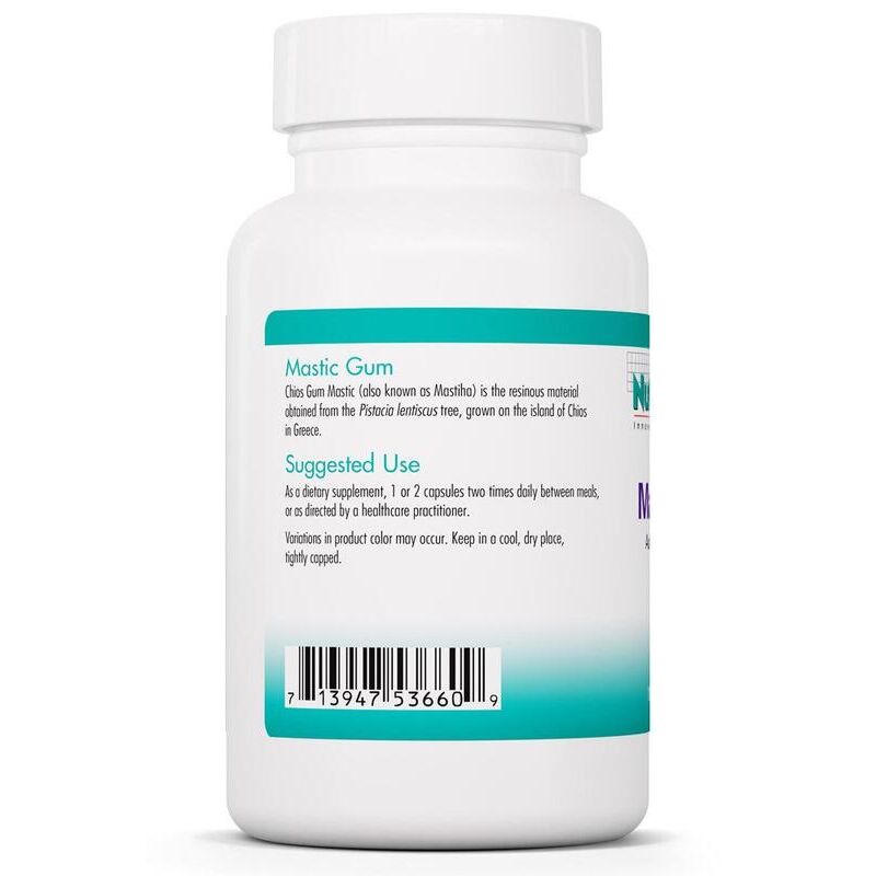 Nutricology Mastic Gum 120 veg. capsules - obrazek 4