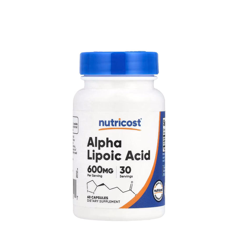 Nutricost Alpha Lipoic Acid 600 mg (60 Capsules) - Viking Supplements