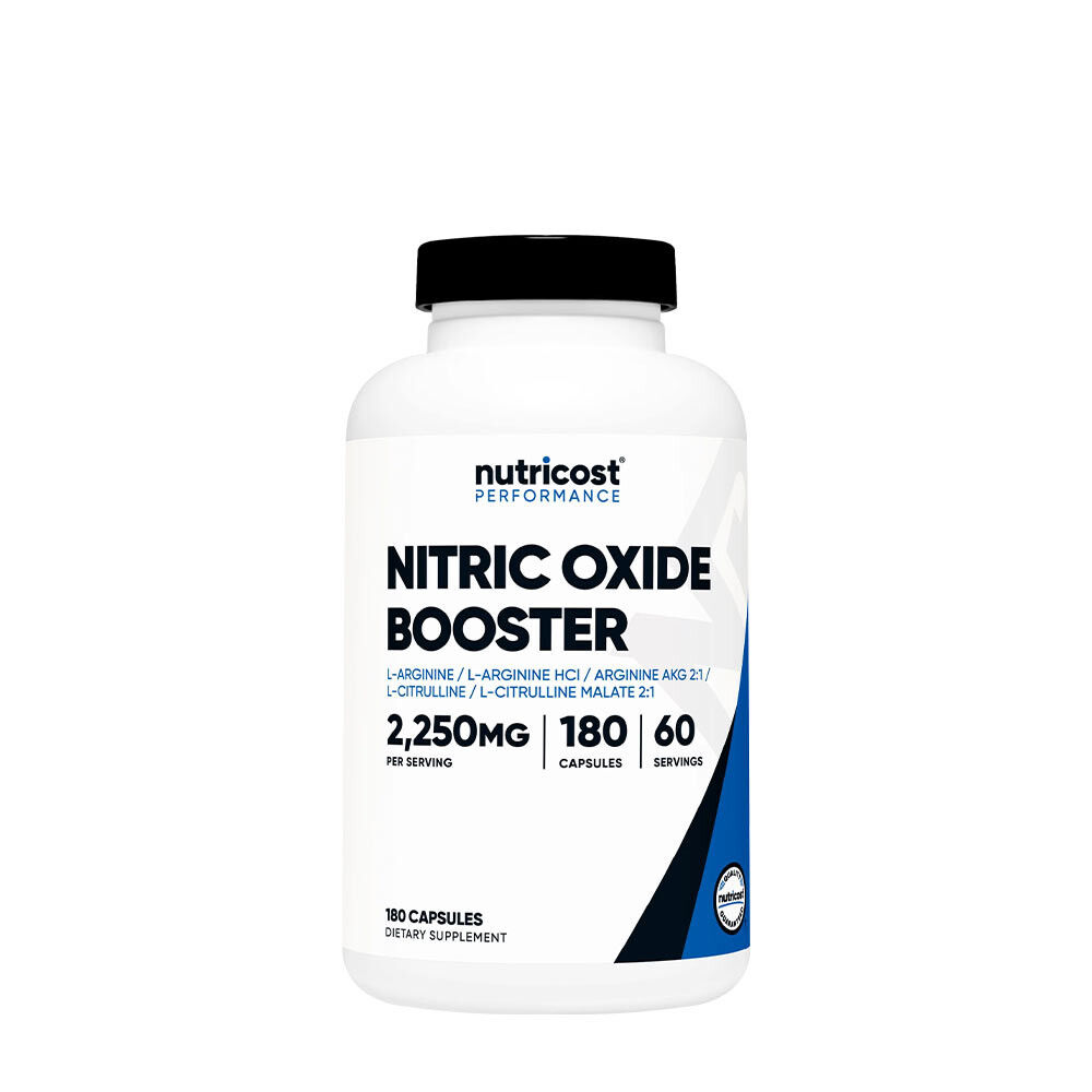 Nutricost – preparat wspomagający produkcję tlenku azotu 750 mg (180 kapsułek) – Viking Supplements
