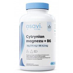 OSAVI Cytrynian magnezu + witamina B6 (180 kapsułek) - Viking Supplements