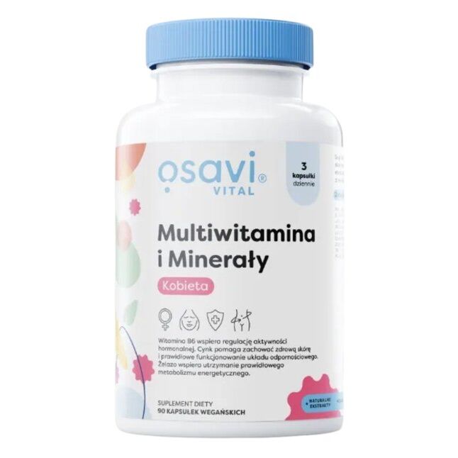 OSAVI – multiwitaminy i minerały dla kobiet (90 kapsułek) – Viking Supplements