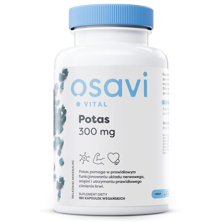OSAVI Potas 100 mg (180 kapsułek) – Viking Supplements