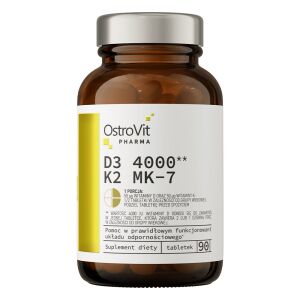 OSTROVIT Pharma D3 4000 K2 MK-7 (90 tabletek) – Viking Supplements
