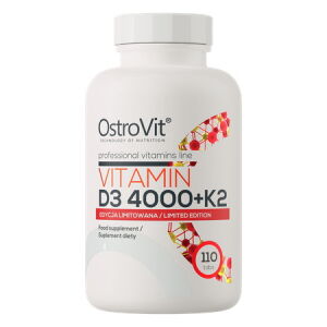 OSTROVIT Vitamin D3 4000 + K2 (110 tabs) - Viking Supplements