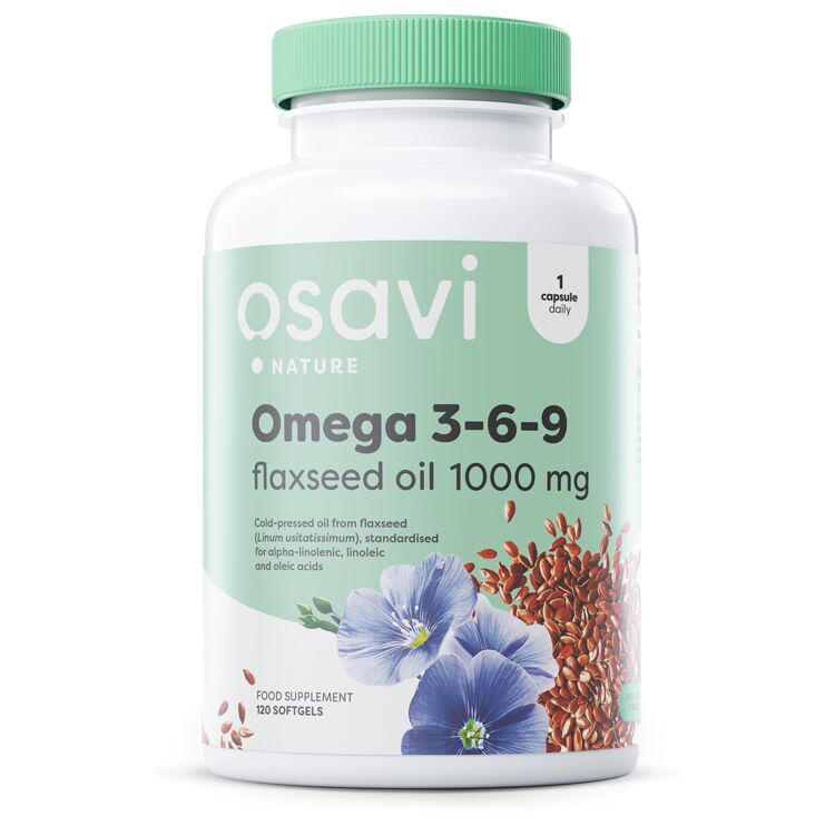 Olej lniany Omega 3-6-9
