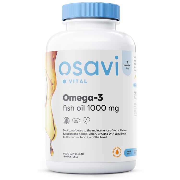 Olej rybny Omega-3 poddany destylacji molekularnej