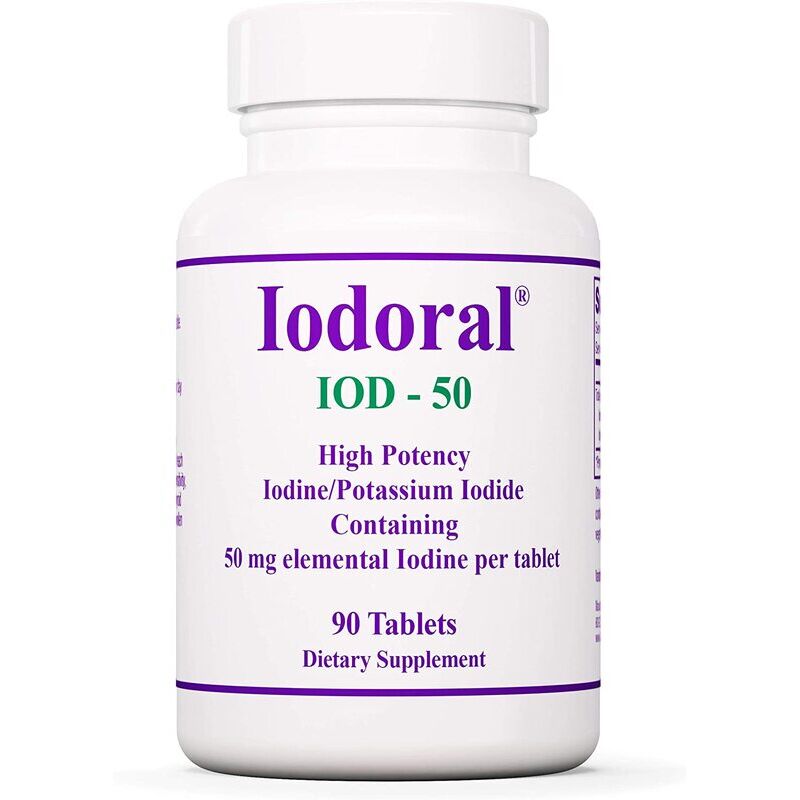 Optimox Corporation Iodoral (jod i jodek potasu) 50 mg, 90 tabletek – Viking Supplements