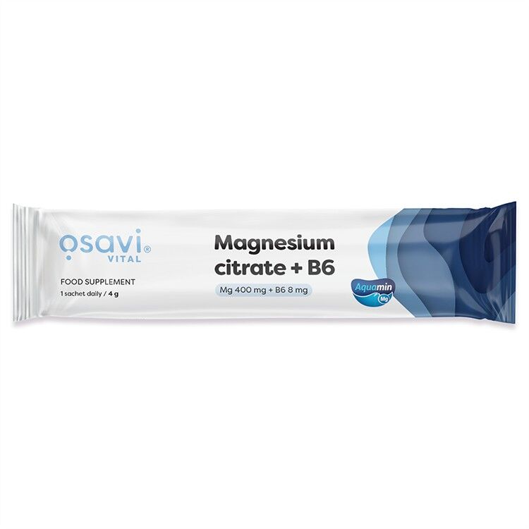 Osavi – Cytrynian magnezu + witamina B6 – 4 g (1 porcja) – Viking Supplements