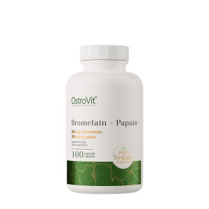 Ostrovit Bromelaina + Papaina 100% Vege (100 kapsułek) – Viking Supplements