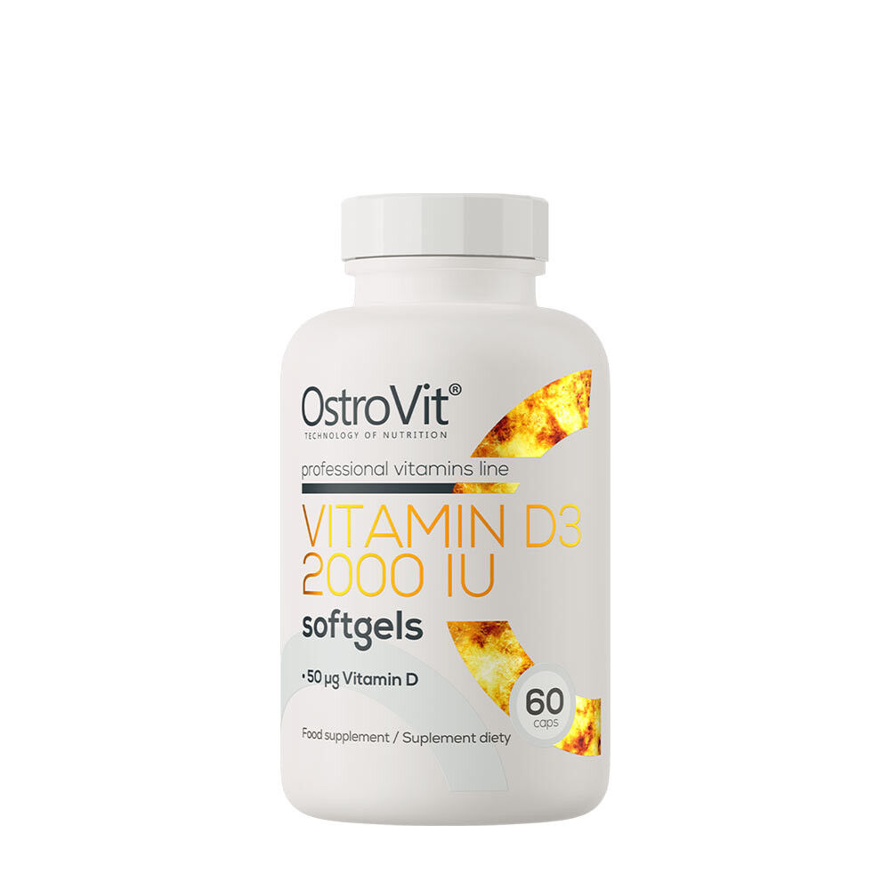 Ostrovit Witamina D3 2000 IU (60 kapsułek żelowych) – Viking Supplements