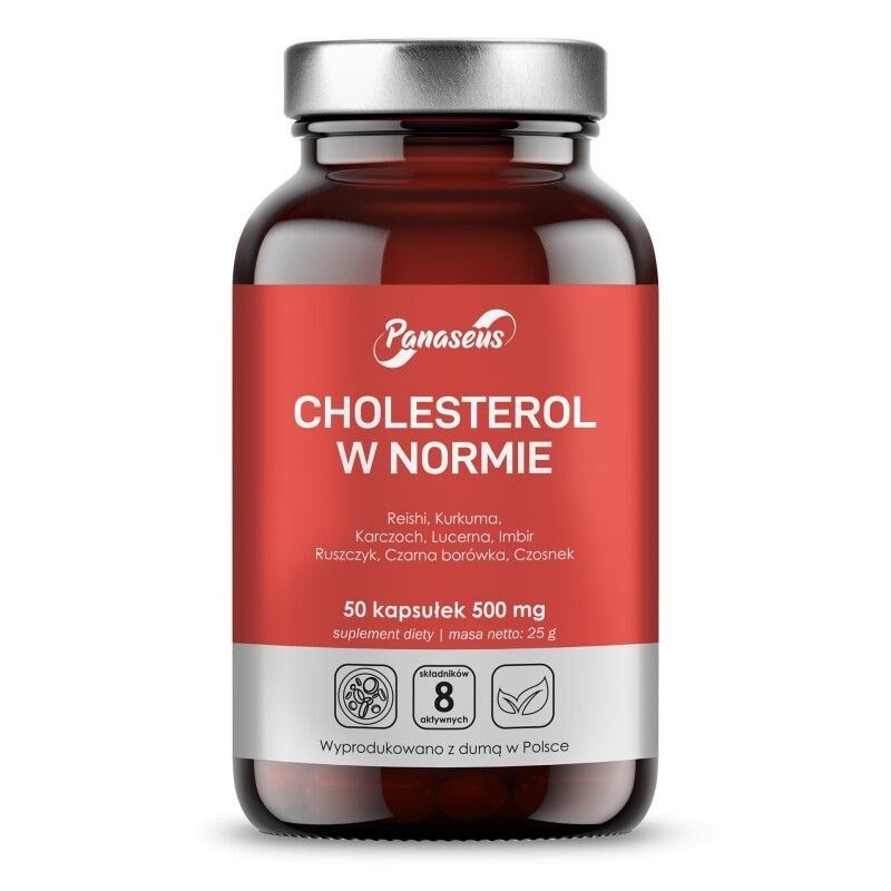 PANASEUS Cholesterol w normie (50 kapsułek) – Viking Supplements