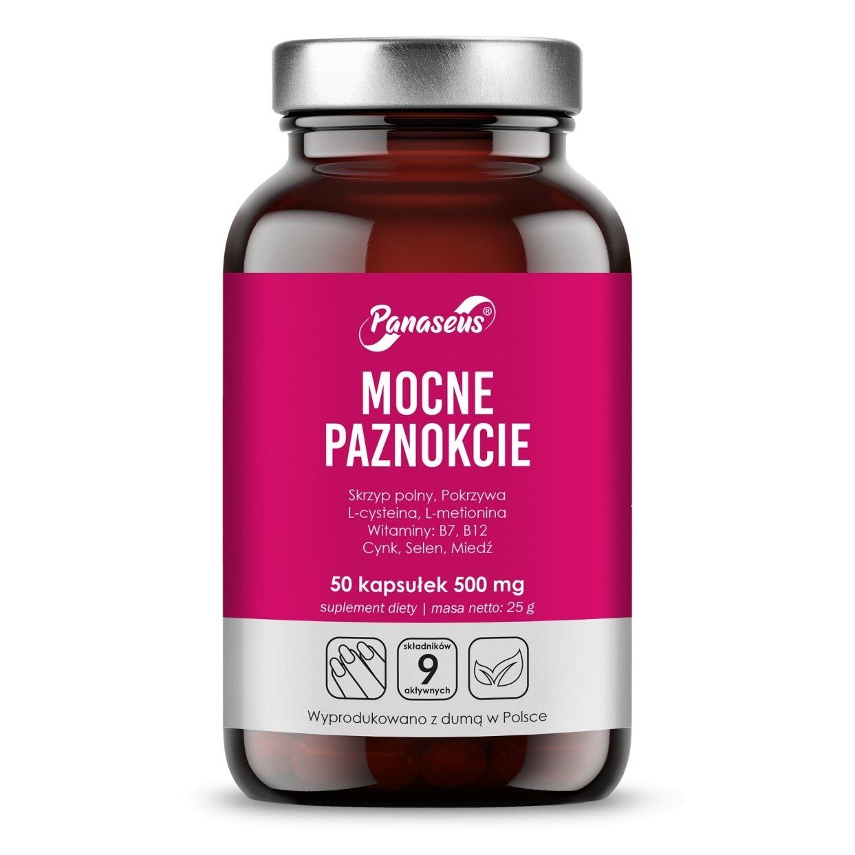 PANASEUS Strong nails (50 caps) - Viking Supplements