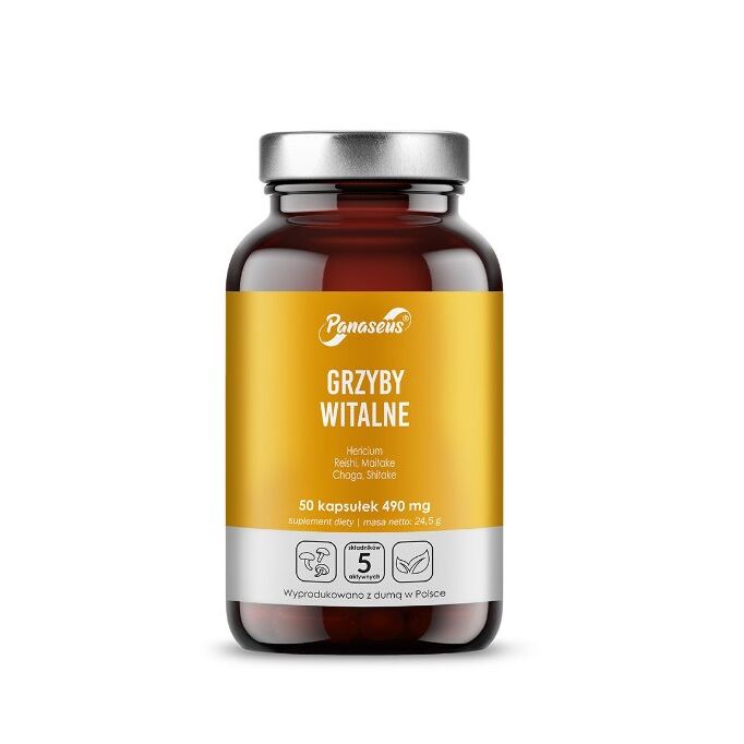 PANASEUS Grzyby Vital (50 kapsułek) – Viking Supplements