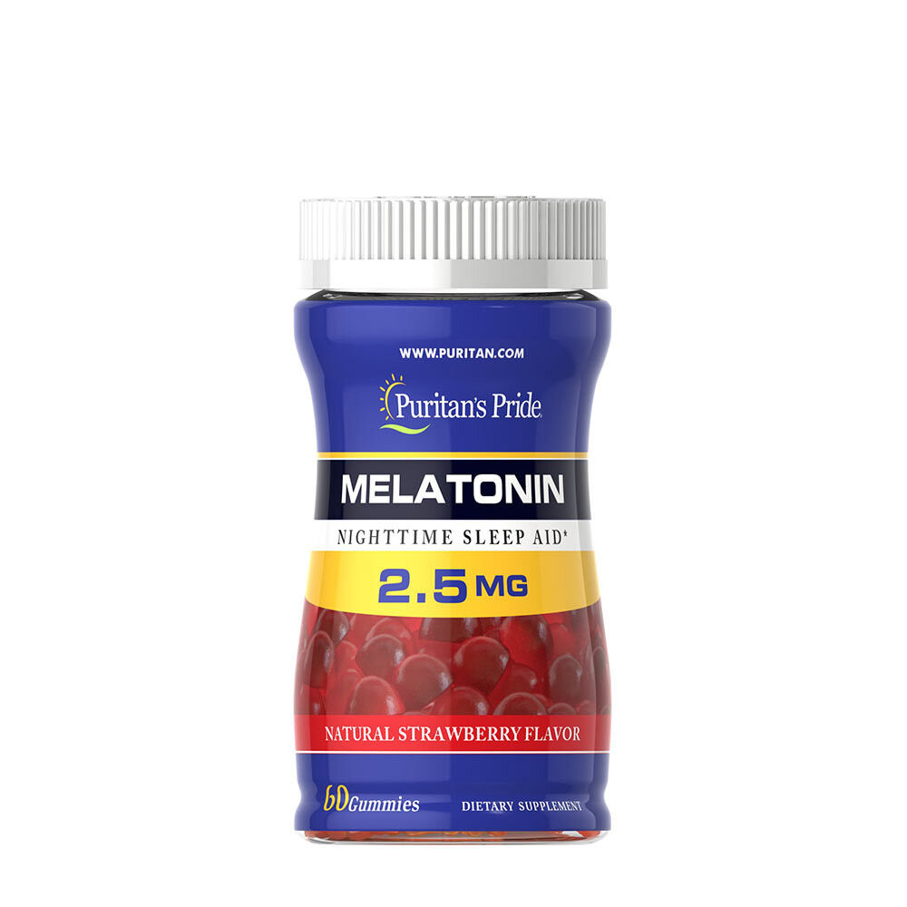Puritan's Pride – żelki z melatoniną 2,5 mg (60 sztuk)