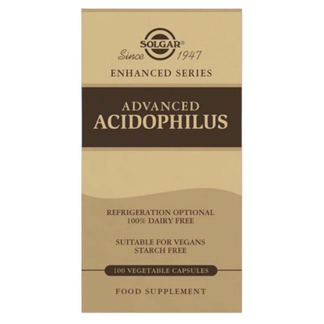 SOLGAR Advanced Acidophilus (100 kapsułek) – Viking Supplements