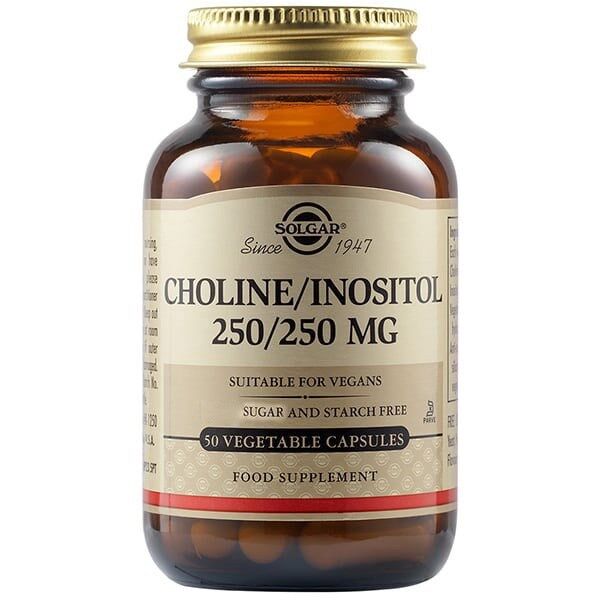 SOLGAR Choline/Inositol 250 mg (50 caps) - Viking Supplements